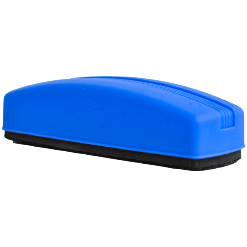 Burete magnetic albastru pentru whiteboard 16*5.5 cm